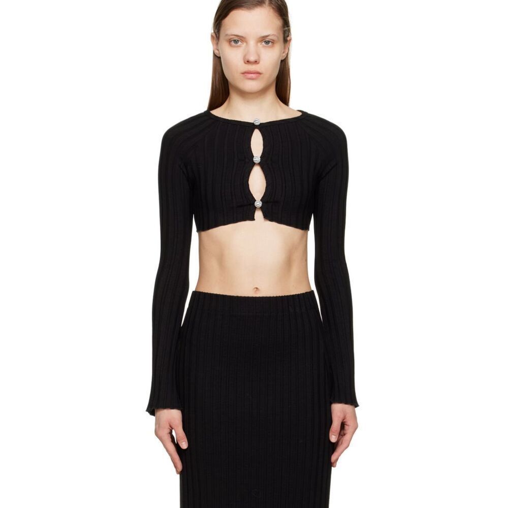 Simon Miller Nirvana Ribbed Crop Top - Picture 5 of 11